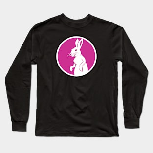 Easter Bunny in Circle Long Sleeve T-Shirt